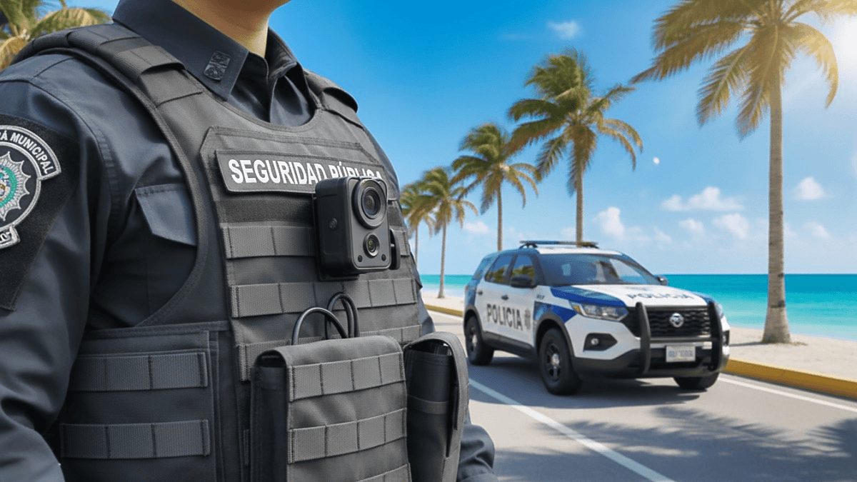 Puerto Morelos Police to Wear Body Cameras as Quintana Roo Rolls Out Statewide Accountability Program