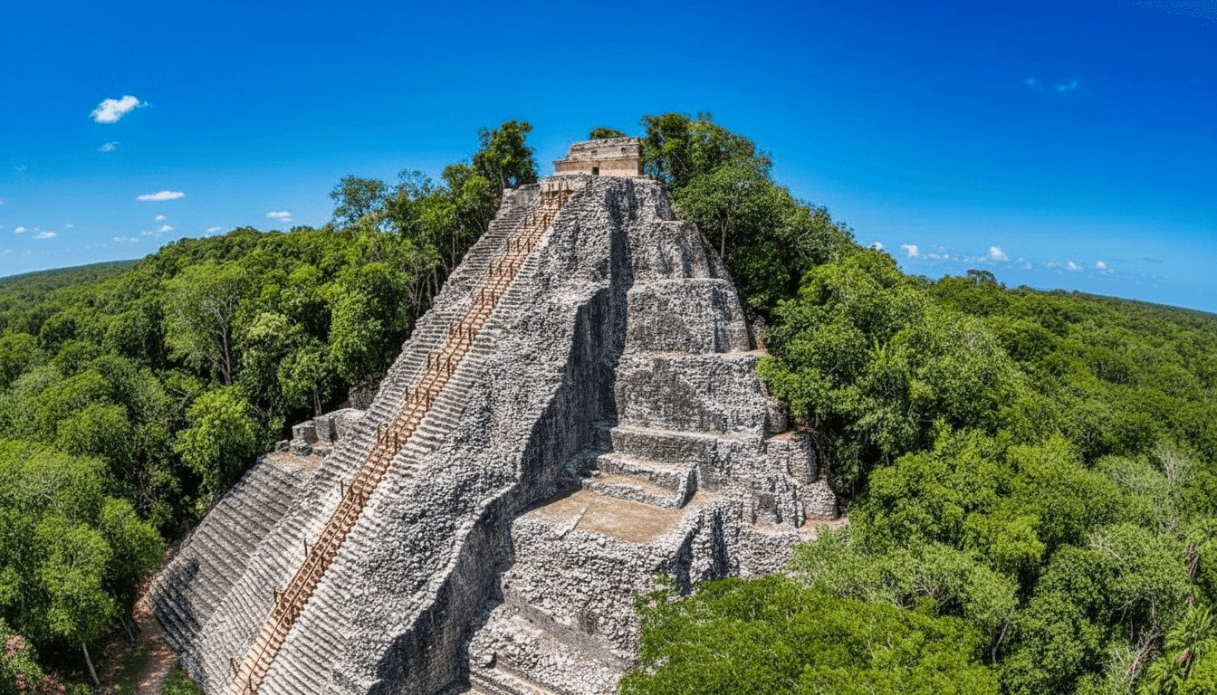 Puerto Morelos Day Trip: Cobá's Nohoch Mul Pyramid Reopens for Climbing
