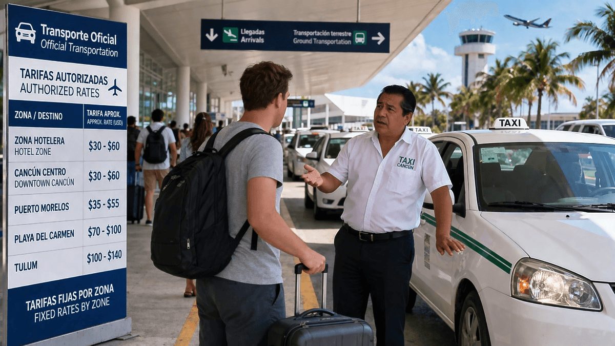 Cancun Airport Taxi Reforms Are Coming, Here's What Puerto Morelos Visitors Need to Know