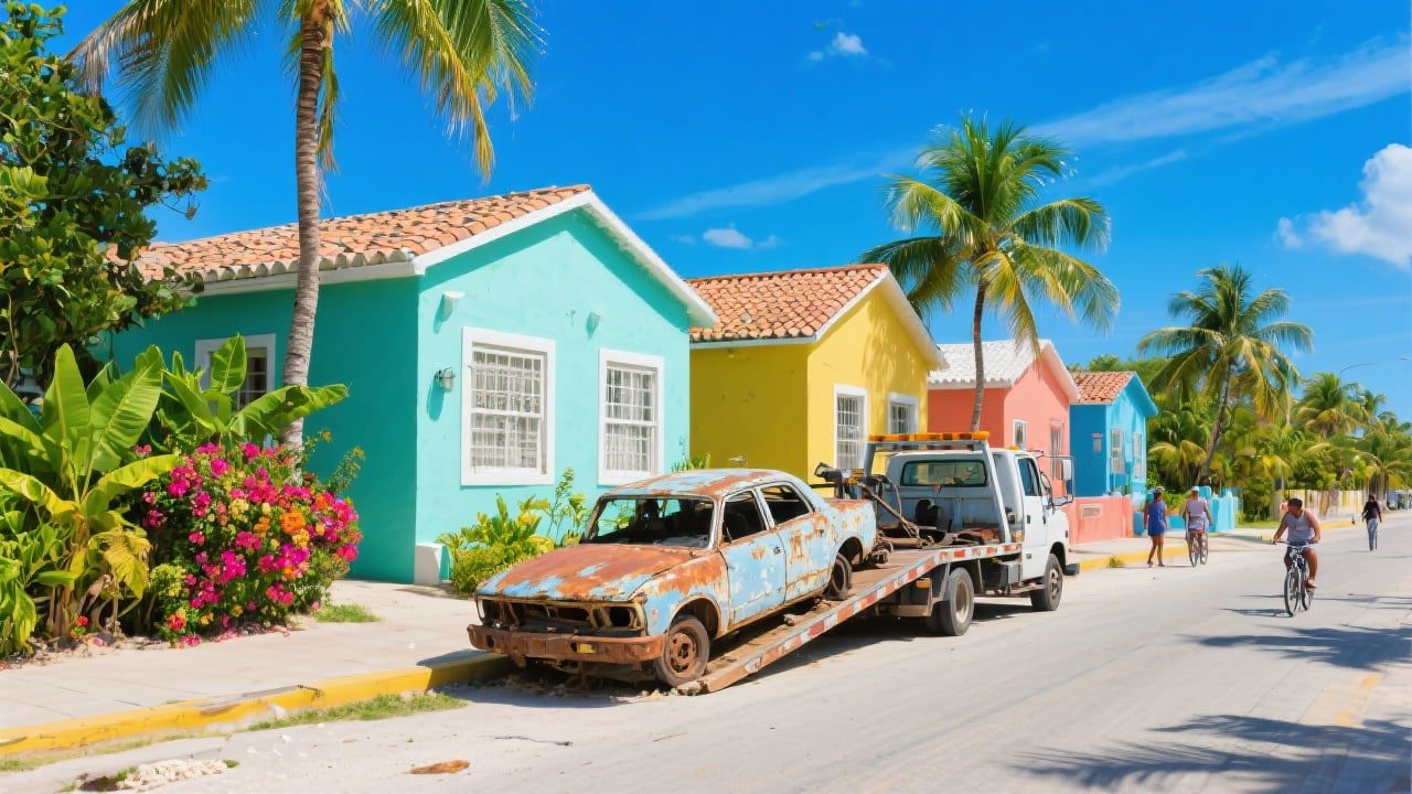 Puerto Morelos Steps Up Abandoned Vehicle Removal